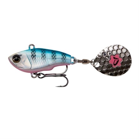 FAT TAIL SPIN 5.5CM 9G SINKING BLUE SILVER PINK