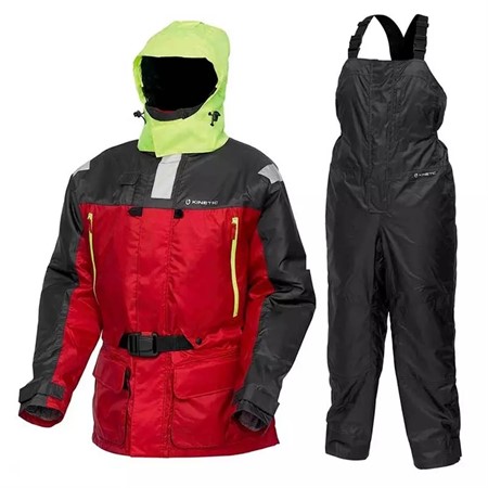 Kinetic Guardian 2pcs Flotation Suit M Red/Stormy