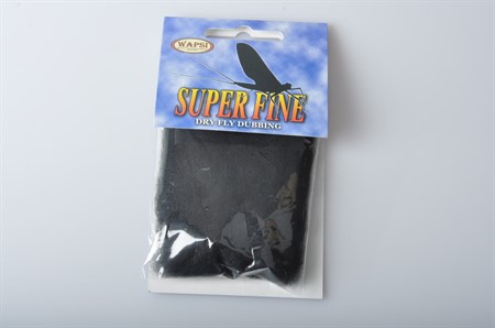 Super Fine Dry Fly Dubbin Black