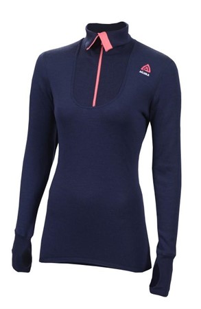Doublewool Polo w/zip Ws - XS