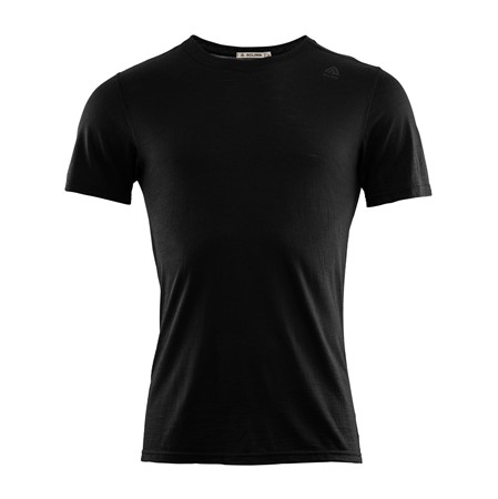 LightWool 140 undershirt tee M's - Jet Black S