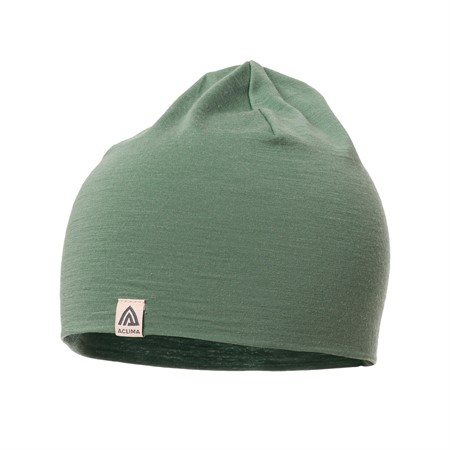 LightWool relaxed beanie Dark Ivy Onesize