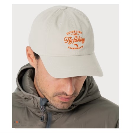 Guideline Fly Fishing Dad Cap - Bone