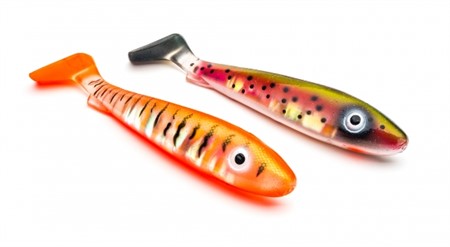 Flash Series Mcrubber Jr 17 cm Bengal Tiger och Electric Steel Head