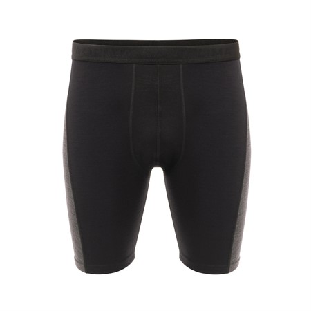 WarmWool shorts long w/windWool M's V2 Jet Black / Marengo S