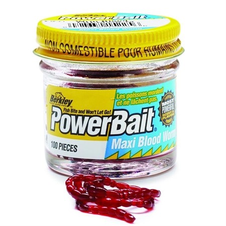 Power Bait Bloodworms Maxi Blood Red