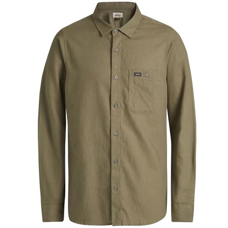 Ekren Solid Ms LS Shirt Clover