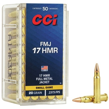 17 HMR CCI FMJ 20gr 50/Box