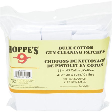 Hoppe's Bulk Cotton Gun Cleaning Patches