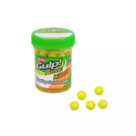 Gulp Alive Salmon Eggs Fluo Yellow