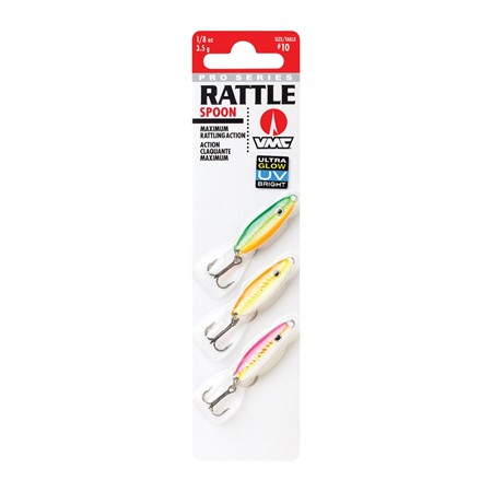 Rattle Spoon Kit #12 1,8gr Glow UV 3-pack