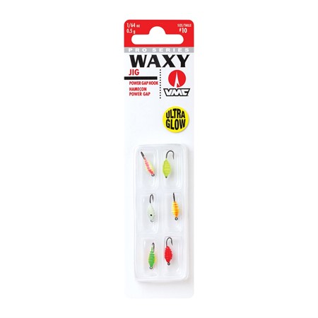 Waxy Jig Kit #8 Glow 0,9gr 6-pack