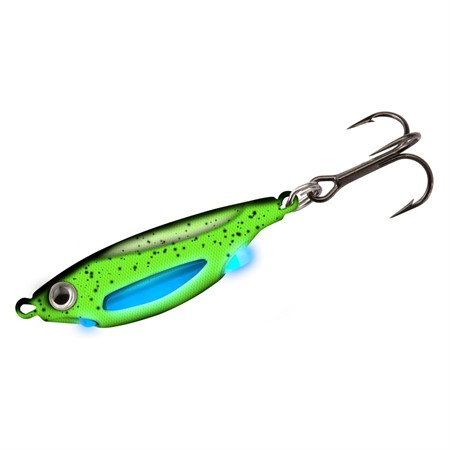 Flash Bang Jigging Rattle Spoon 3,8cm Radioactive