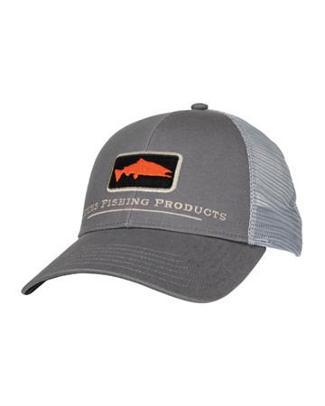 Salmon Icon Trucker Slate