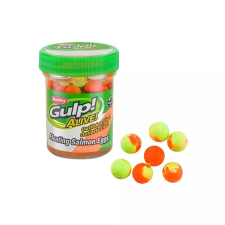 Gulp Alive Salmon Eggs Orange Comet