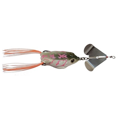 Soft frog 2 grå/rosa/vit