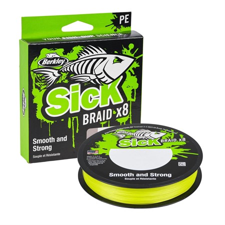 Berkley Sick Braid Yellow 0.39mm 150m