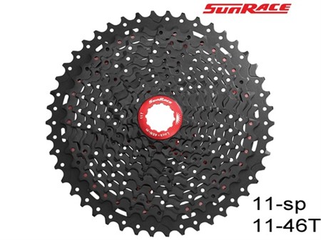 Kassett Sunrace CSMX8 11-sp 11-46T  Svart