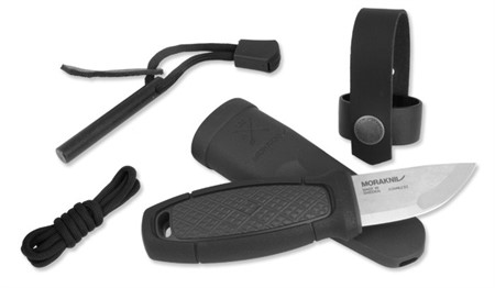 Eldris med Neck Knife Kit, Svart