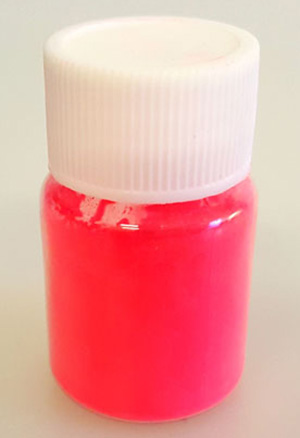 Fluopulver orange 10ml