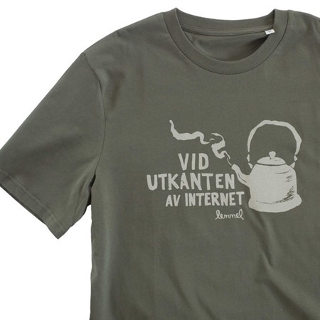 T-shirt VID UTKANTEN- Khaki Green - S