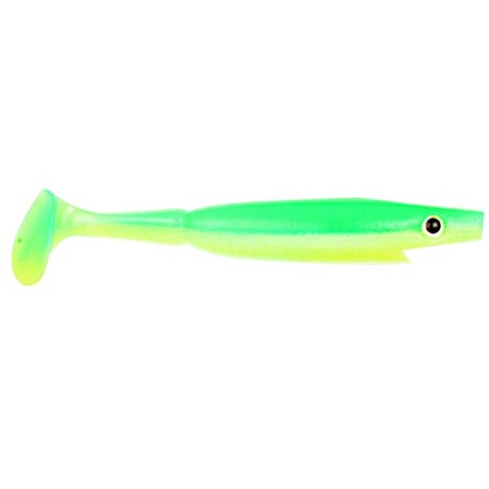 Piglet Shad, 10cm, 7gr, Limetreuse - 6pcs