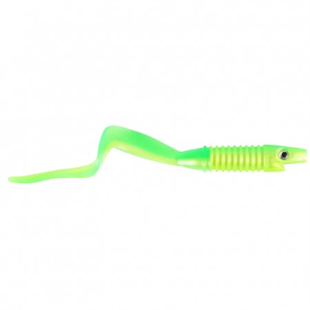 Pigster Tail, 12cm, 9gr, Limetreuse - 10pcs