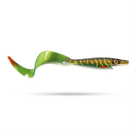 Giant Pig Tail, 40cm, 130g - Green Motoroil Pike UV