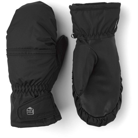 Primaloft Leather Female - mitt - Black/black - strl 9