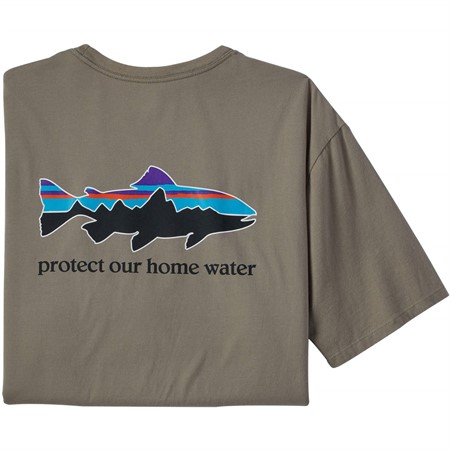 M's Home Water Trout Organic T-Shirt