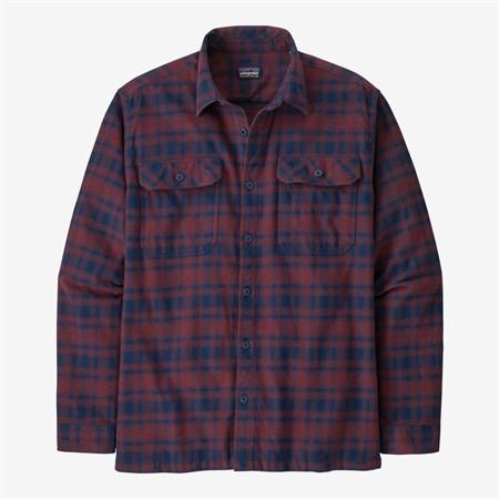 Men's Long-Sleeved Organic Cotton Midweight Fjord Flannel Shirt