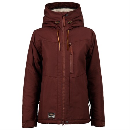 Järpen Pile Jacket W - Burgundy - L
