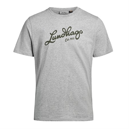 Järpen Logo T-shirt, Light Grey Melange -  M