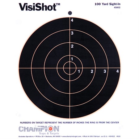 VisiShot Sight-in Måltavla 10pack