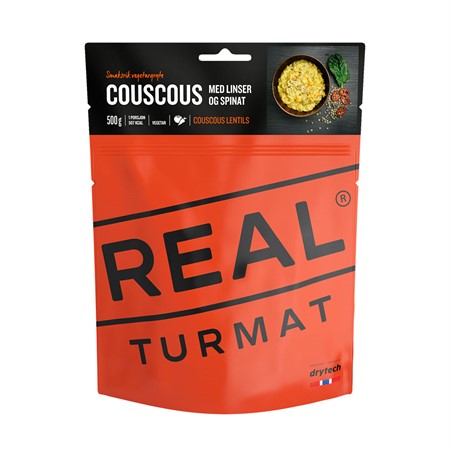 Real Turmat Couscous med linser och spenat