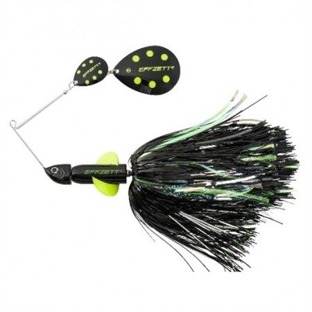 EFFZETT PIKE RATTLIN' SPINNERBAIT 20cm 56g Black Demon