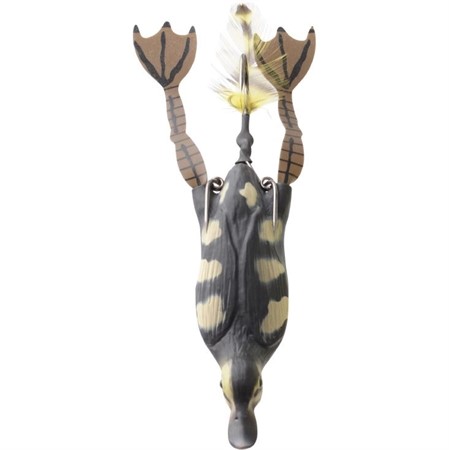 3D Hollow Duckling Weedless L 10cm 40g Natural