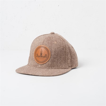 Keps "Adel" tweed med läderpatch - LEMMEL