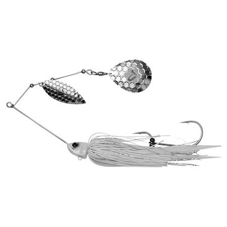 DA'BUSH SPINNERBAIT 18CM 42G SINKING WHITE SILVER