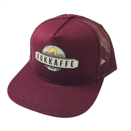 Truckerkeps "Kokkaffe" Vinröd
