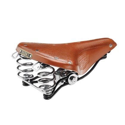 LÄDERSADEL BROOKS B66 HONUNG NATUR