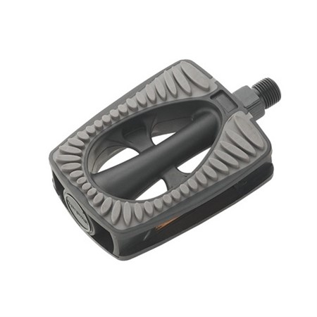 PEDAL ANTISLIP GRÅ/SVART 9/16AXEL