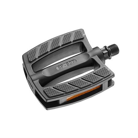 PEDALER SP-827 SVART MED GRÅ HALKSKYDD PP 9/16