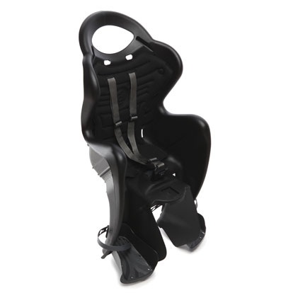 CYKELBARNSTOL MR FOX SVART/SVART KLÄDSEL RAMFÄSTE