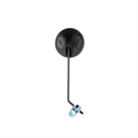 BACKSPEGEL, 6 MM HÅLLARE M KLAMMER,  Ø93 MM