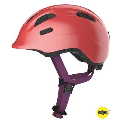 ABUS HJÄLM SMILEY 2.1 MIPS SPARKLING PEACH S 45-50
