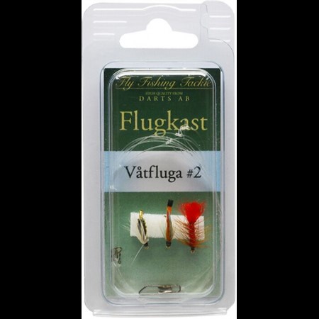Flugkast 3st våtflugor dubbel Deep Purple/S Doctor