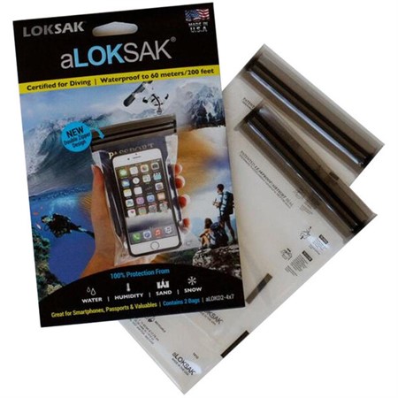 aLoksak Smartphone M Vattentätt fodral 2-p 7,6x14 cm