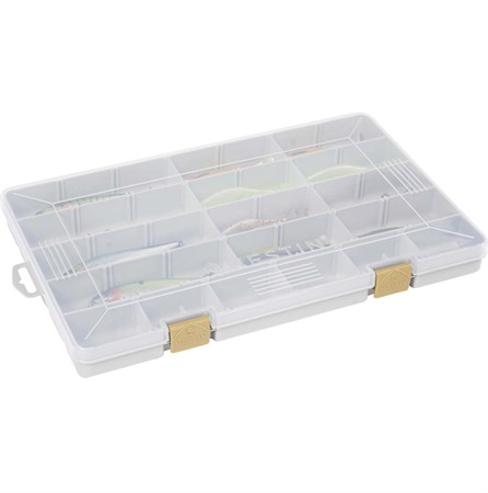 W3 Tackle Box 35,5x22,5x3,5cm Grey/Clear