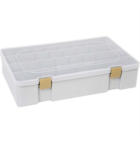 W3 Tackle Box 36x22,5x8cm Grey/Clear
